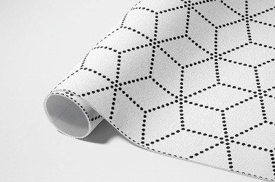 Vinylový koberec Kocky kocky 3D moderné bodky