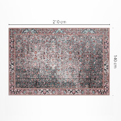 Vinylový koberec Retro postaraný kvetinový vzor