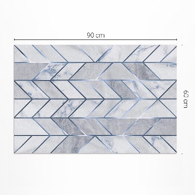 Vinylový koberec Geometrické línie svetlý mramor glamour