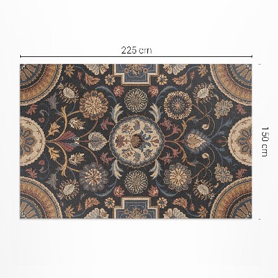 Vinylový koberec Ornament rastlinný štýl perzský vintage