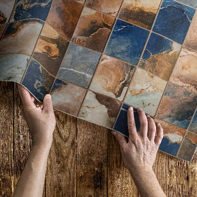 Vinylový koberec Vintage kamenná mozaika