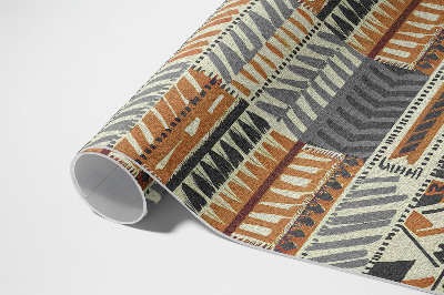 Vinylový koberec Boho lineárne abstrakcie štýl indiánsky
