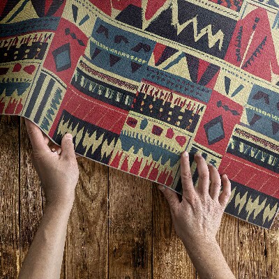 Vinylový koberec Vzor indiánsky abstraktná boho kompozícia