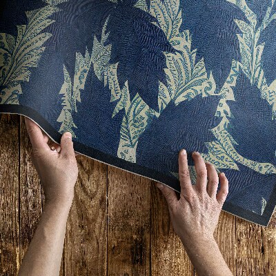 Vinylový koberec Elegantné listy vintage