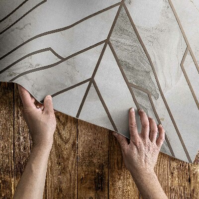 Vinylový koberec Moderná svetlá mozaika kamenných dlaždíc
