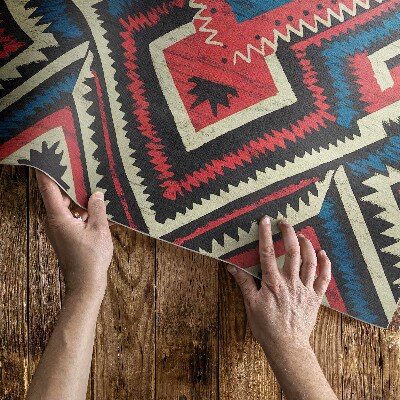 Vinylový koberec Ozdobný vzor v indiánskom štýle vintage