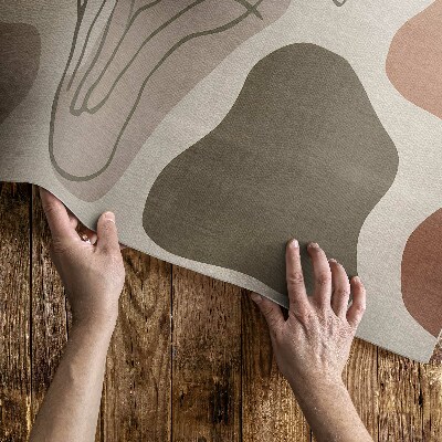 Vinylový koberec Nepravidelné abstraktné škvrny boho