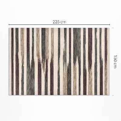 Vinylový koberec Maľované pruhy boho v pastelových farbách