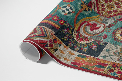 Vinylový koberec Farebný vzor patchwork v štýle perzskom