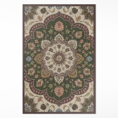 Vinylový koberec Kvety v štýle art nouveau
