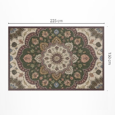 Vinylový koberec Kvety v štýle art nouveau