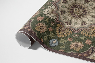 Vinylový koberec Kvety v štýle art nouveau