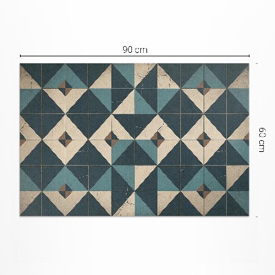Vinylový koberec Art deco dlaždice s geometrickými figúrami