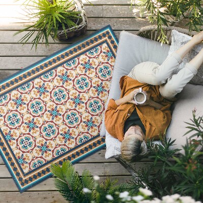 Vinylový koberec Moderná mozaika s geometrickými tvarmi