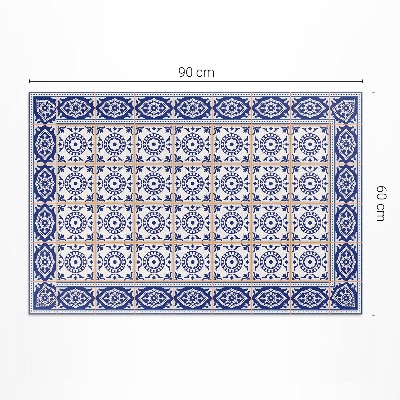 Vinylový koberec Dekoratívna mozaika s gréckou geometrickou väzbou