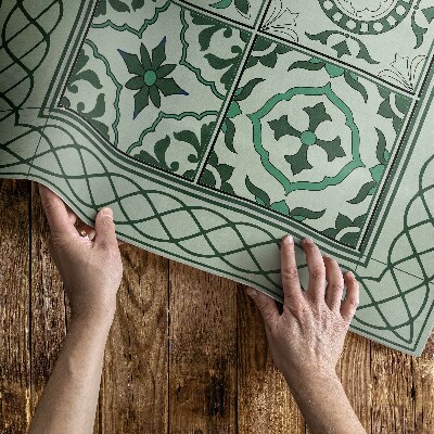 Vinylový koberec Krásne španielske šachovnicové obkladačky