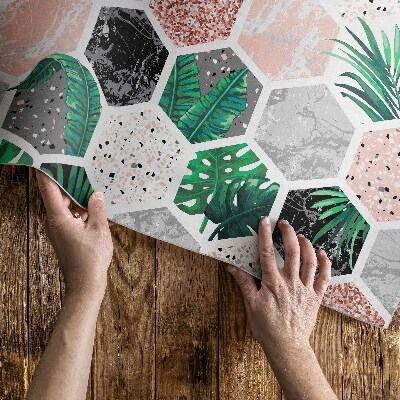 Vinylový koberec Krásne mramorové kamenné obkladačky