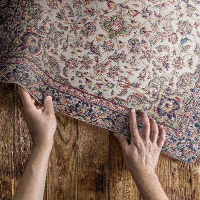 Vinylový koberec Vintage štýl vintage kvety pivonky