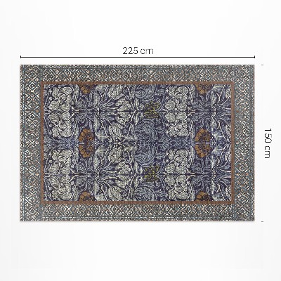 Vinylový koberec William Morris kvetinová záhrada