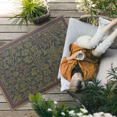 Vinylový koberec Abstraktné tvary imitácia vintage látky