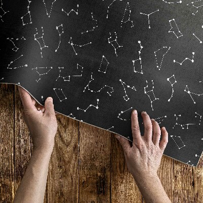 Vinylový koberec Jemné tropické listy boho vzor Jemné svetlé štvorcové dlaždice