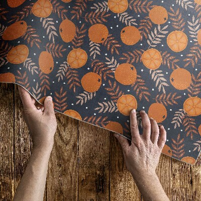 Vinylový koberec Vzor bodkovaný pravidelnými kruhmi a slnečnice nakreslené krásne vintage kvety