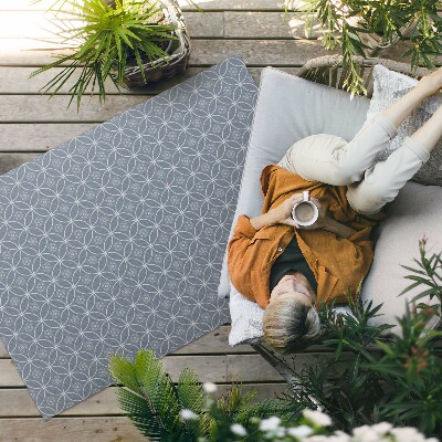 Vinylový koberec Vzor v kvetinovej slnečnicový vzor vo vintage boho štýle