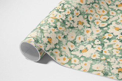 Vinylový koberec Retro vintage geometrický vzor Retro maľované štvorce