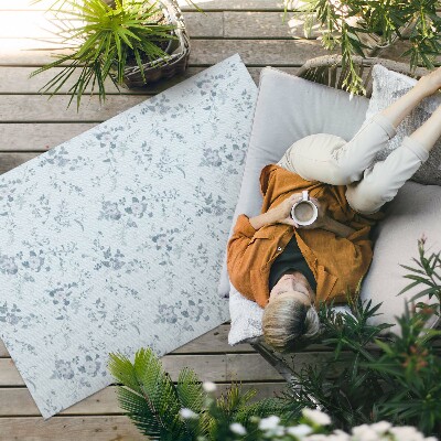 Vinylový koberec Minimalistický vzor boho lístia Jemné subtílne boho listy