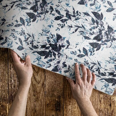 Vinylový koberec Pastelové kvety a boho rastliny