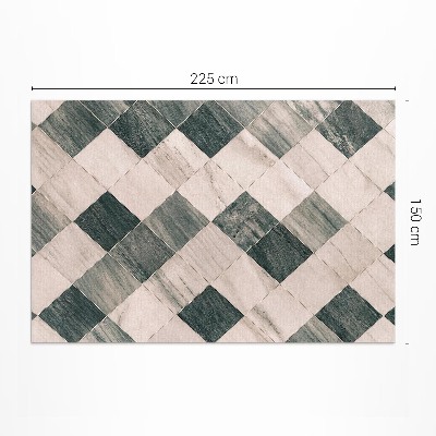 Vinylový koberec Abstraktné maľované pruhy trené boho