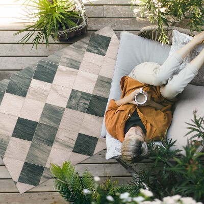 Vinylový koberec Abstraktné maľované pruhy trené boho