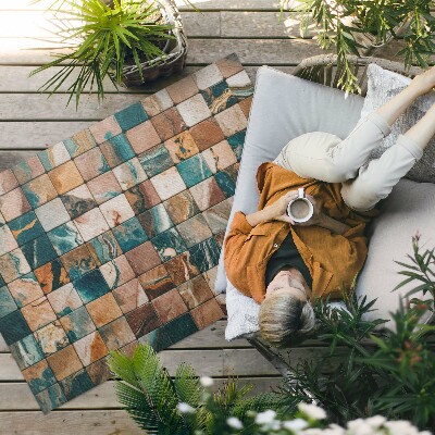 Vinylový koberec Vintage opakujúci sa rastlinný ornament