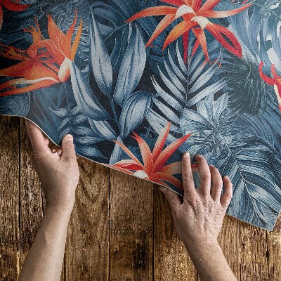 Vinylový koberec Abstraktné škvrny v boho farbách