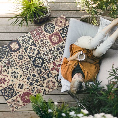 Vinylový koberec Rastlinný ornament v perzskom štýle
