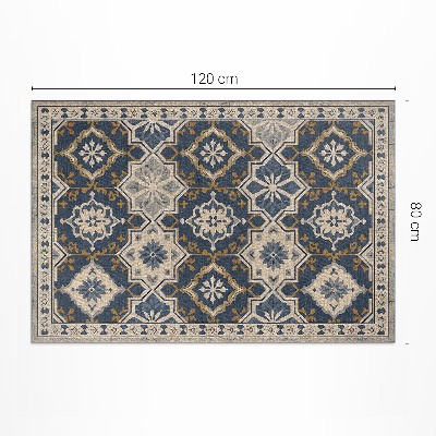 Vinylový koberec Indický vzor v abstraktnom boho pléde