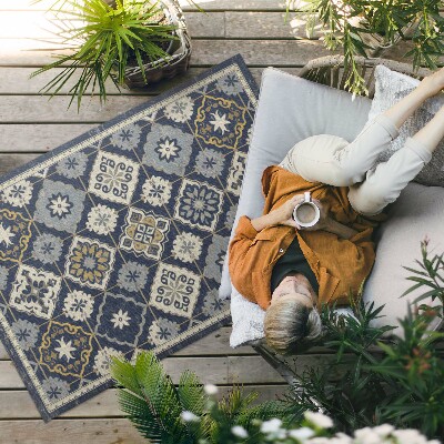 Vinylový koberec Indický vzor boho ozdobné pruhy