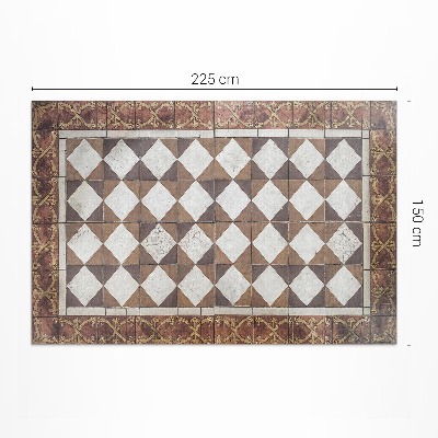 Vinylový koberec Retro dlaždice s geometrickým usporiadaním