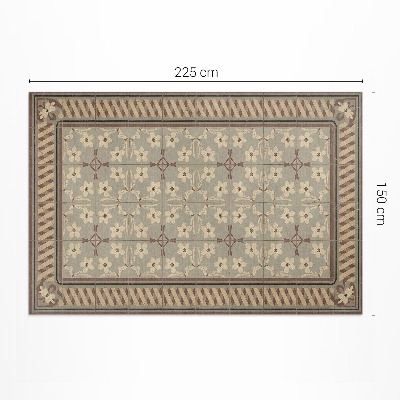 Vinylový koberec Boho geometrická kompozícia