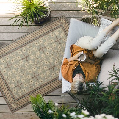 Vinylový koberec Boho geometrická kompozícia