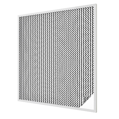 Samolepiaca fólia na sklo vitrážová Cikcakový vzor