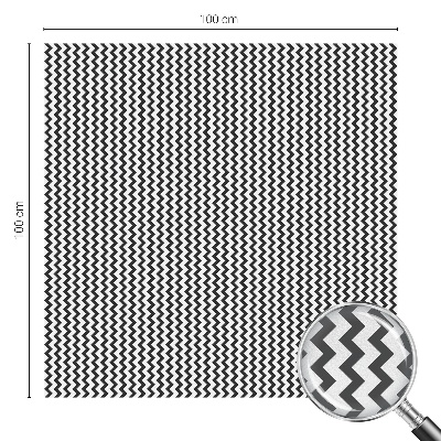 Samolepiaca fólia na sklo vitrážová Cikcakový vzor