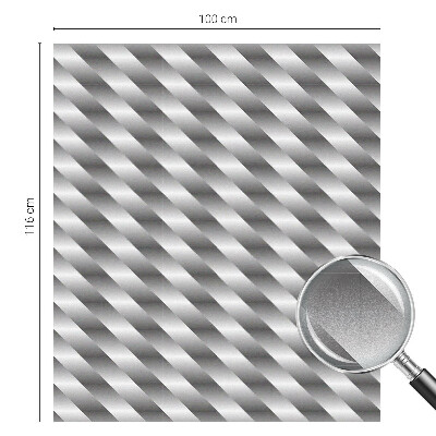 Matná fólia na okno vitráž Geometrické pruhy