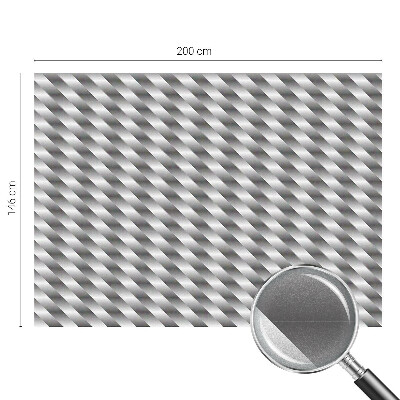 Matná fólia na okno vitráž Geometrické pruhy