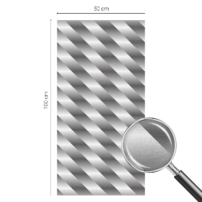 Matná fólia na okno vitráž Geometrické pruhy