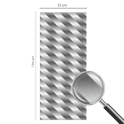 Matná fólia na okno vitráž Geometrické pruhy