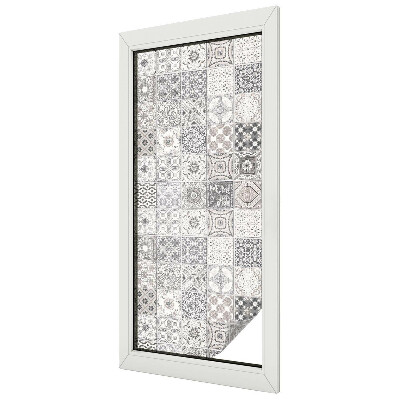 Nepriehľadná fólia na okno Dlaždicové vzory