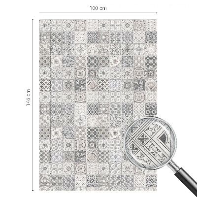 Nepriehľadná fólia na okno Dlaždicové vzory