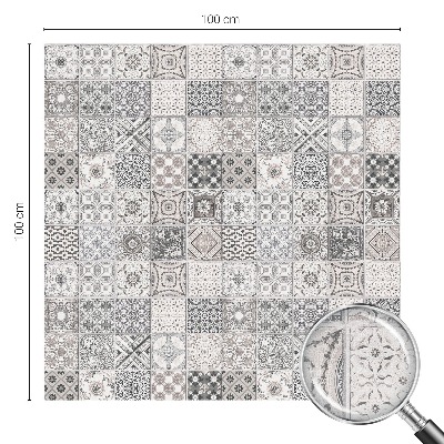 Nepriehľadná fólia na okno Dlaždicové vzory