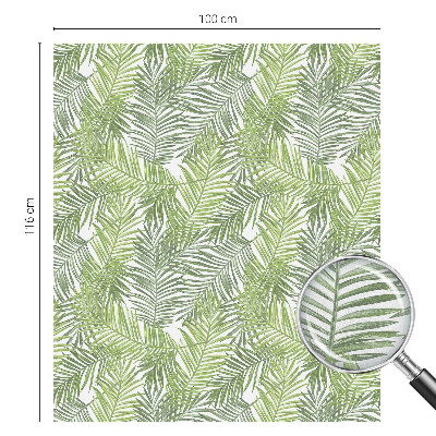 Fólia na sklo na ochranu súkromia Rastlinné vzory